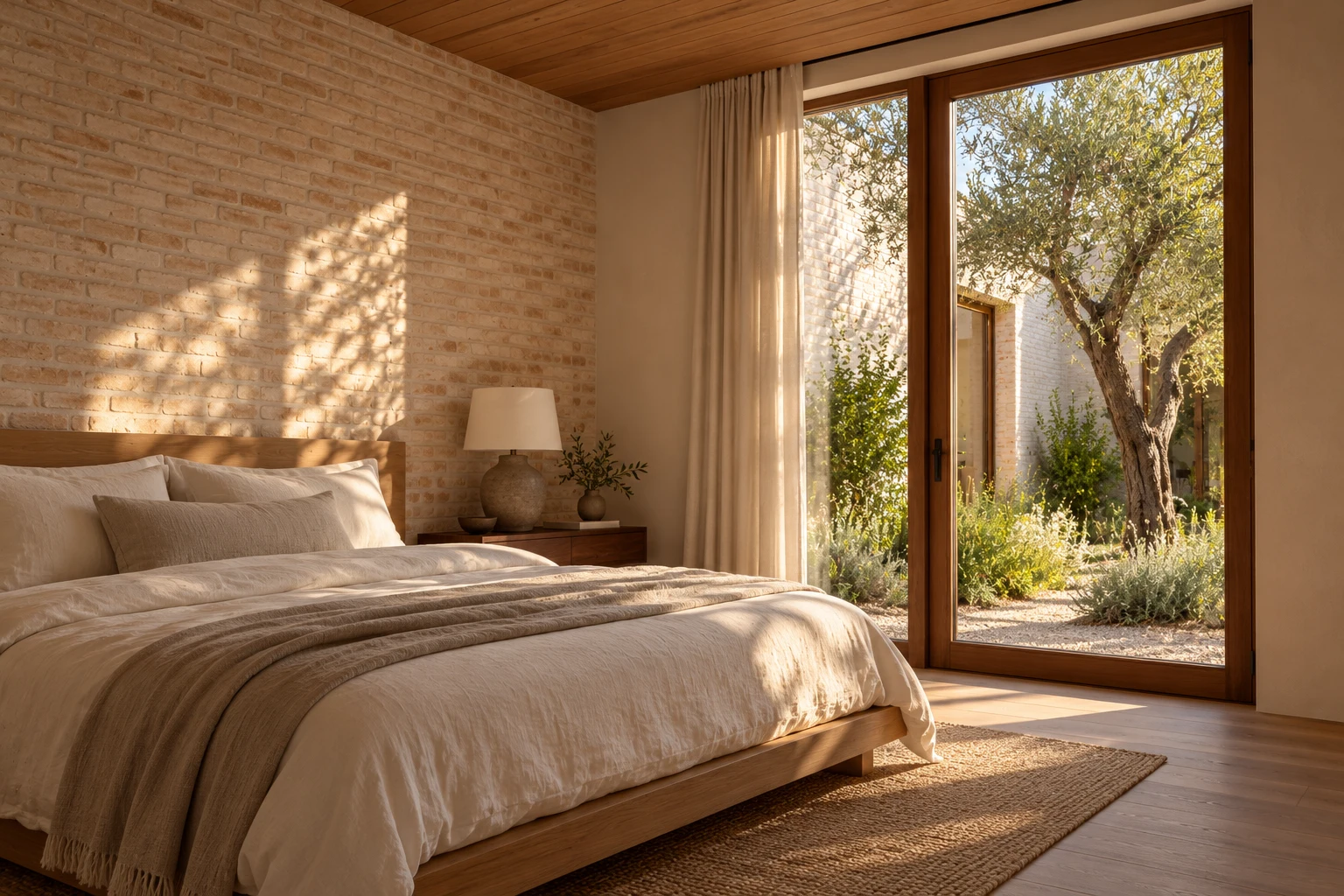 The Courtyard House — The courtyard keeps the morning close. Concept image.