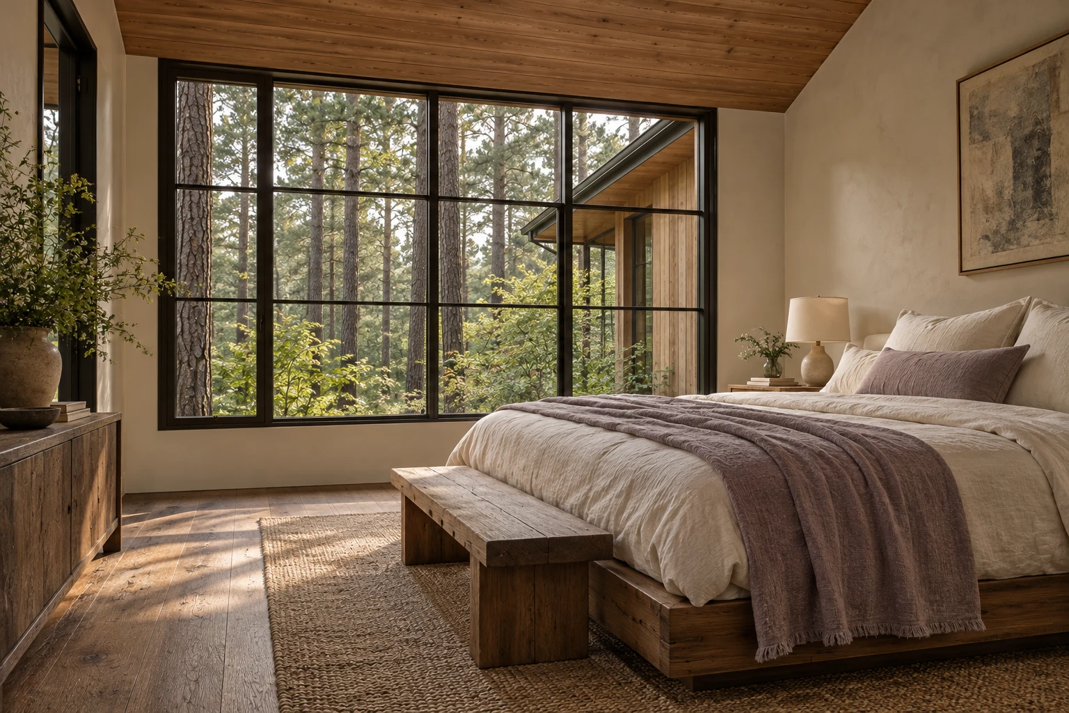 The Pine Workshop — Leave the working day on the other side. Concept image.