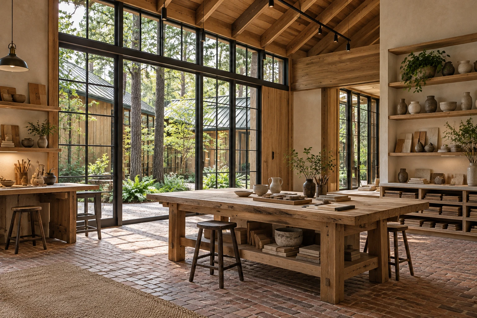 The Pine Workshop — North light and room to make something. Concept image.