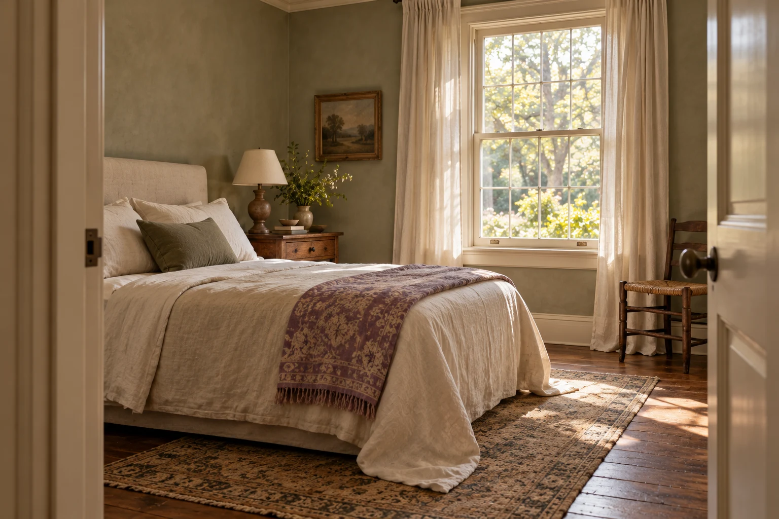 Oak Shade — A quieter room at the end of the day. Concept image.